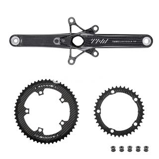 Bielas THM Clavicula SE Carbon Powermeter + Carbon-Ti X-CarboRing - Imagen 2