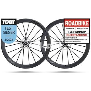 Juego de ruedas Lightweight Obermayer EVO Disc Black ED - Imagen 2