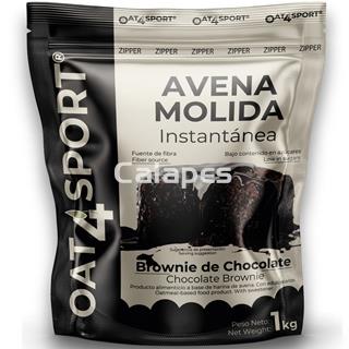 Oxypro OAT4SPORT Avena integral molida 1kg sabor Brownie de chocolate - Imagen 1