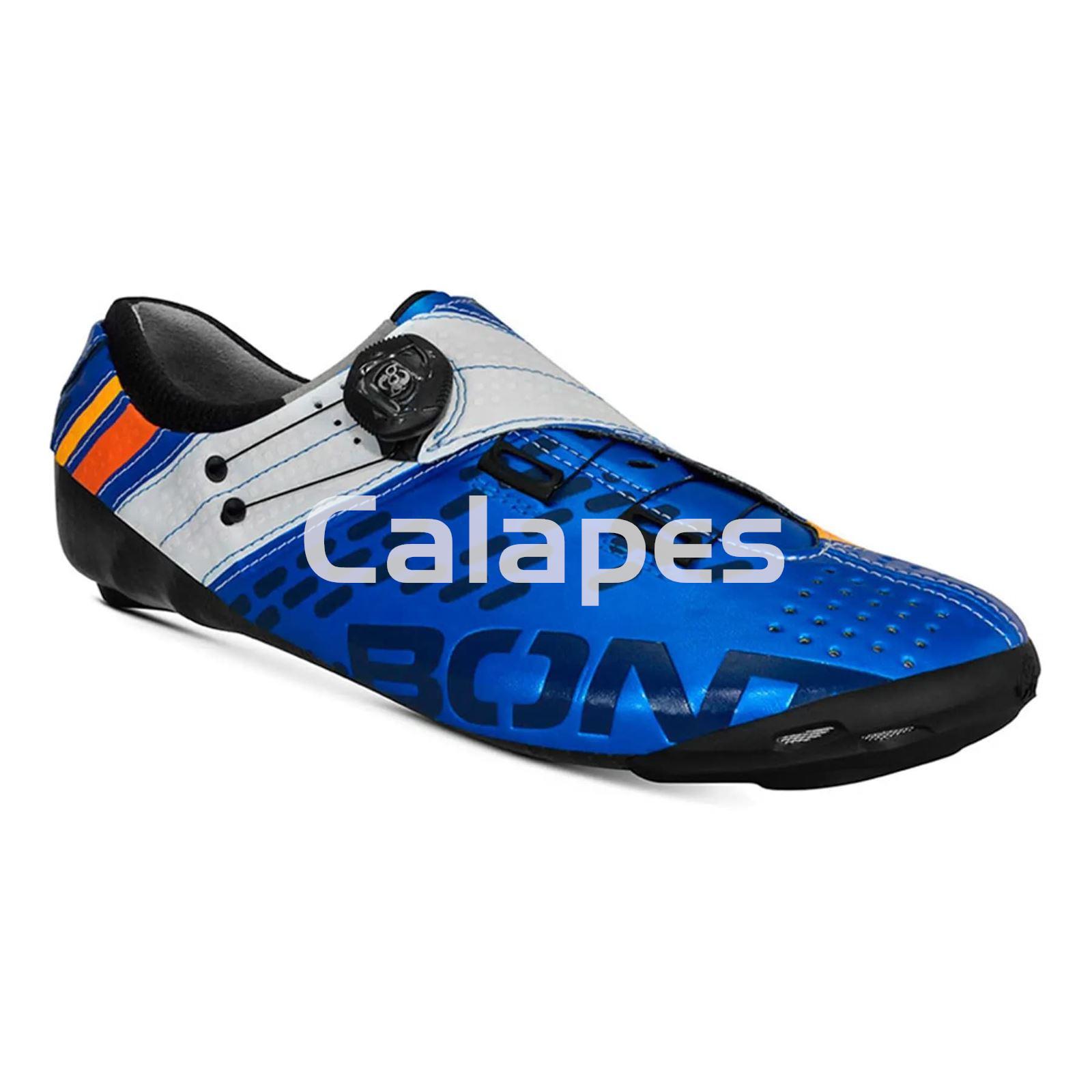 Zapatillas Bont Helix Metallic Blue / White - Imagen 1