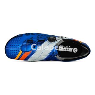 Zapatillas Bont Helix Metallic Blue / White - Imagen 2